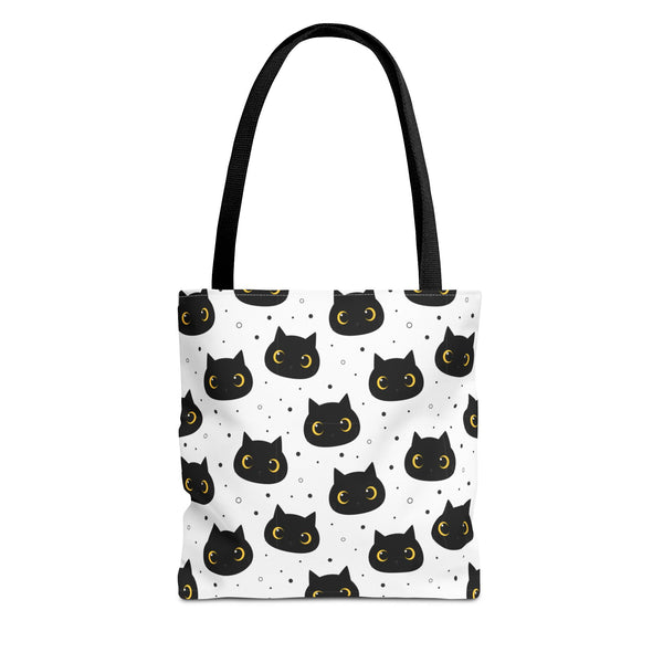 Cute Black cats Tote Bag (AOP)