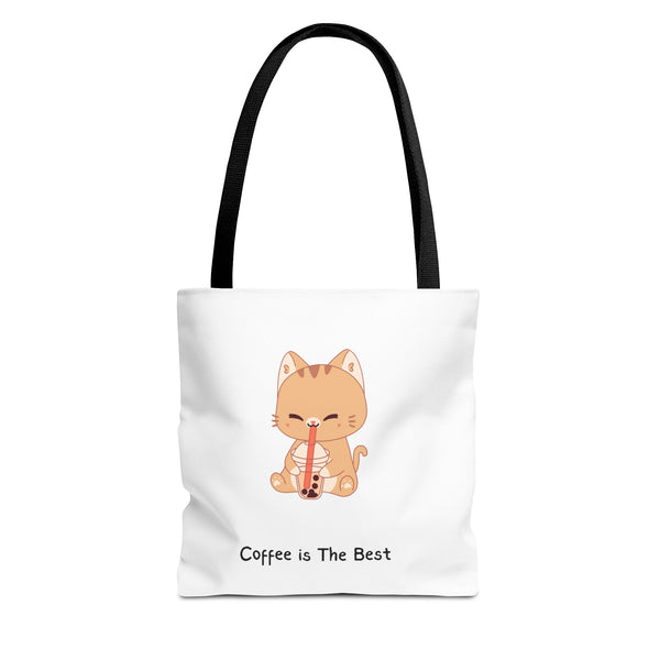 Coffee Cat Tote Bag (AOP)