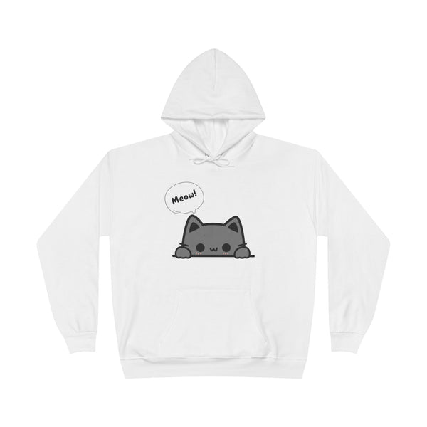 grey Cat Pullover Hoodie Sweatshirt