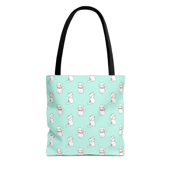 Baby Blue Cat Tote Bag (AOP)